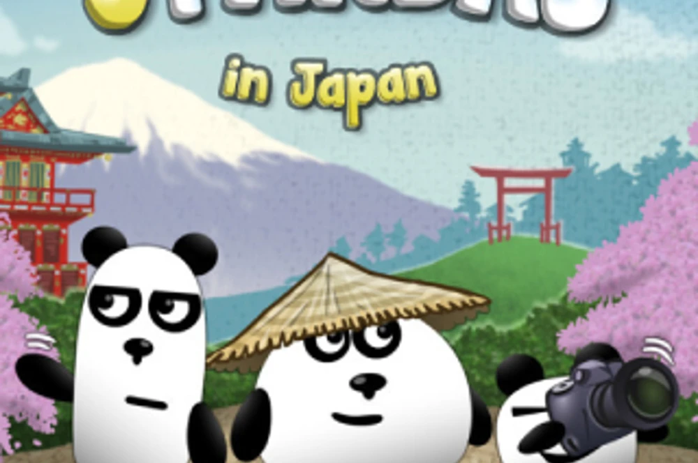 3 Pandas In Japan Html5